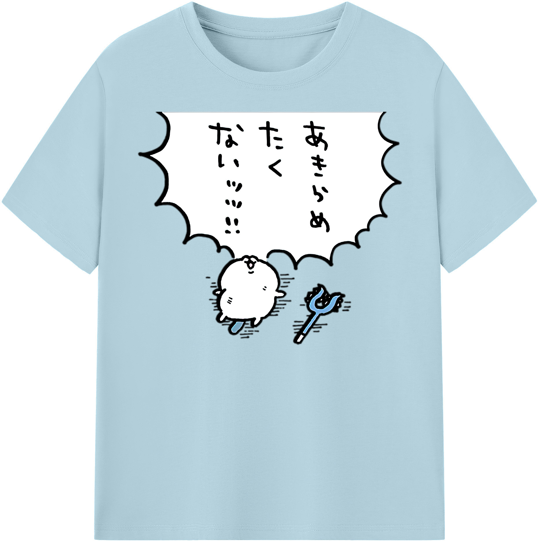 （画像用） ちいかわ ちいかわ Chii-kawa chiikawa 綿100％半袖Tシャツ（フロントプリント）